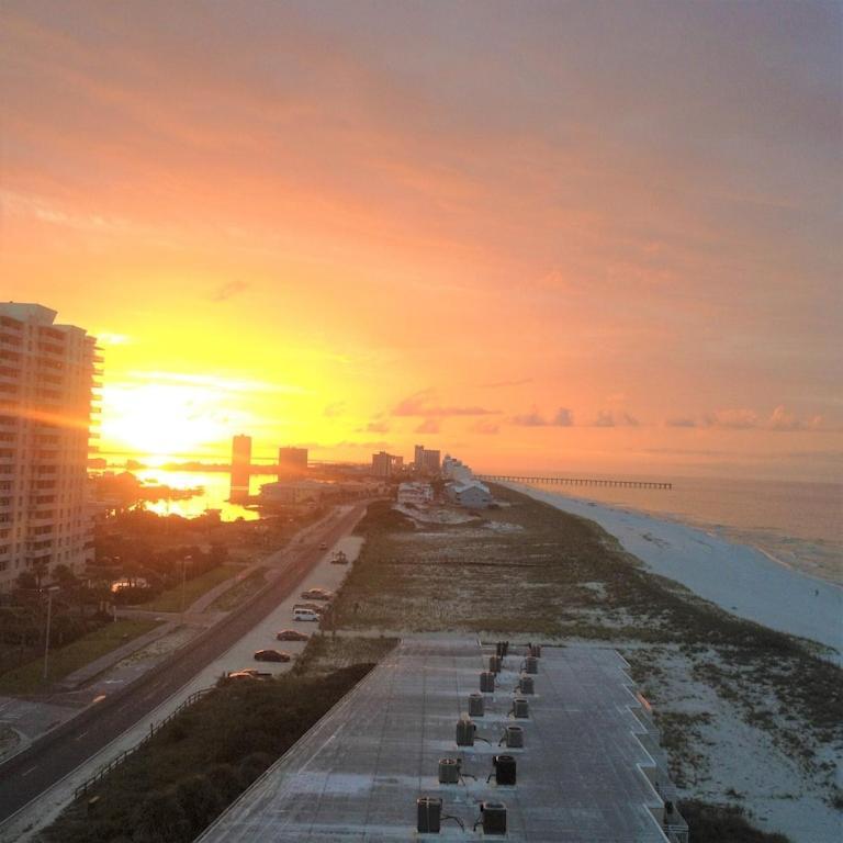 Ocean Front Penthouse Suite Panoramic Views Of Gulf,Pensacola Beach,Pier, & Bay Luaran gambar
