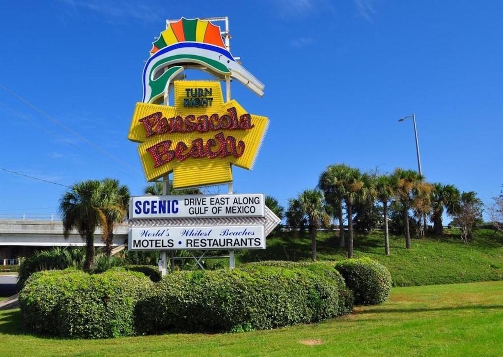 Ocean Front Penthouse Suite Panoramic Views Of Gulf,Pensacola Beach,Pier, & Bay Luaran gambar